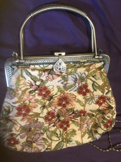 Beautiful Needlepoint Evening Bag