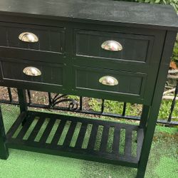 Classic Entry Way Table With Drawers 