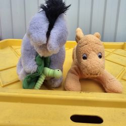 Classic Pooh Tigger and Eeyore Plushie