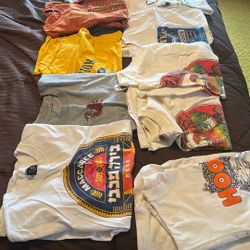 TEN VINTAGE T-SHIRTS L-XL