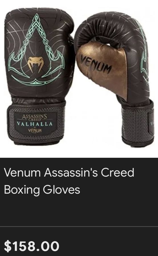 LIMITED EDITION Venum X Assassins Creed Valhalla Boxing Gloves for