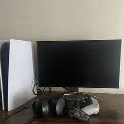 PS5 + Hp Monitor For Sale $500 OBO