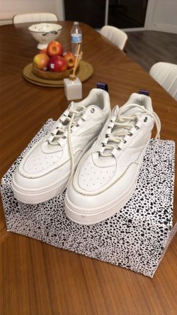 Eytys Santos Leather White Sneakers 11.5