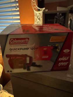 COLEMAN quick pump 120V