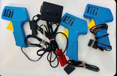 1978 Ideal Slot Car 3 Hand Controllers & Transformer Untested $5 As is