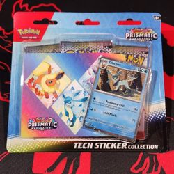 Pokemon Prismatic Evolutions 3pk Blister Glaceon & Sylveon 