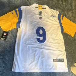 Rams Matthew Stafford Nike White Alternate Game Jersey 