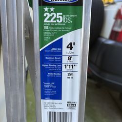 4’ Aluminum A-frame Ladder