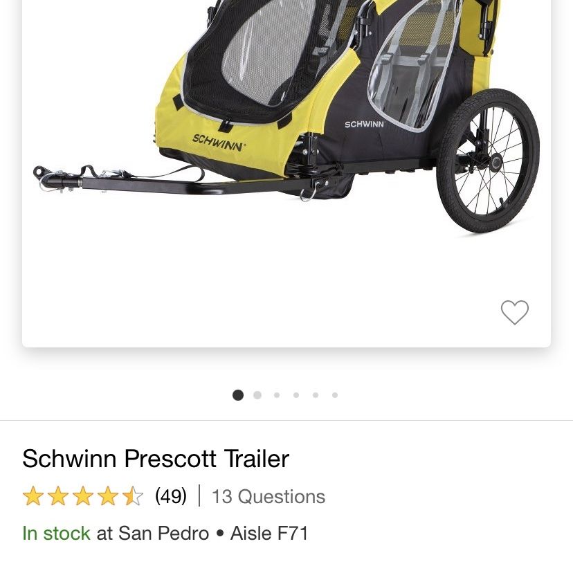 Schwinn outlet prescott trailer