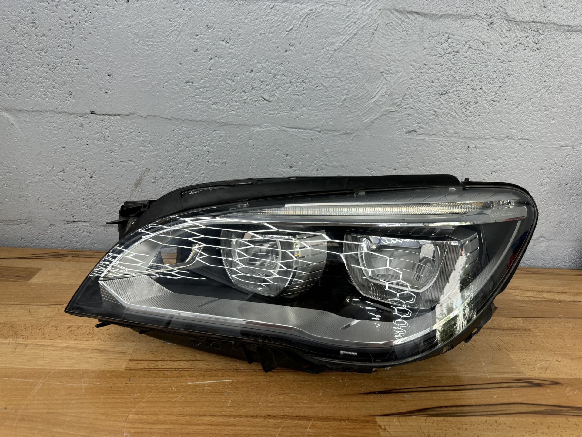 BMW 7 series F01-F02  left drivers side headlight adaptive LED 