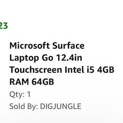 *LIKE NEW* Microsoft Surface Laptop Go