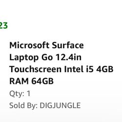 Microsoft Surface Laptop Go *LIKE NEW*