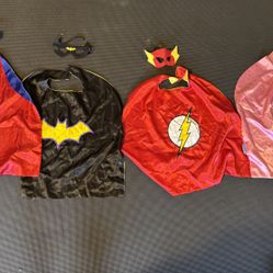 Halloween DC Superhero Capes For Toddlers
