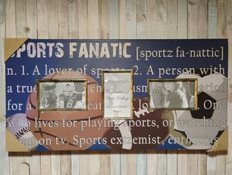 Kirkland Sports Fanatic Picture Frame Photo Collage