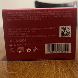 Baccarat Rouge 540 Fragrance