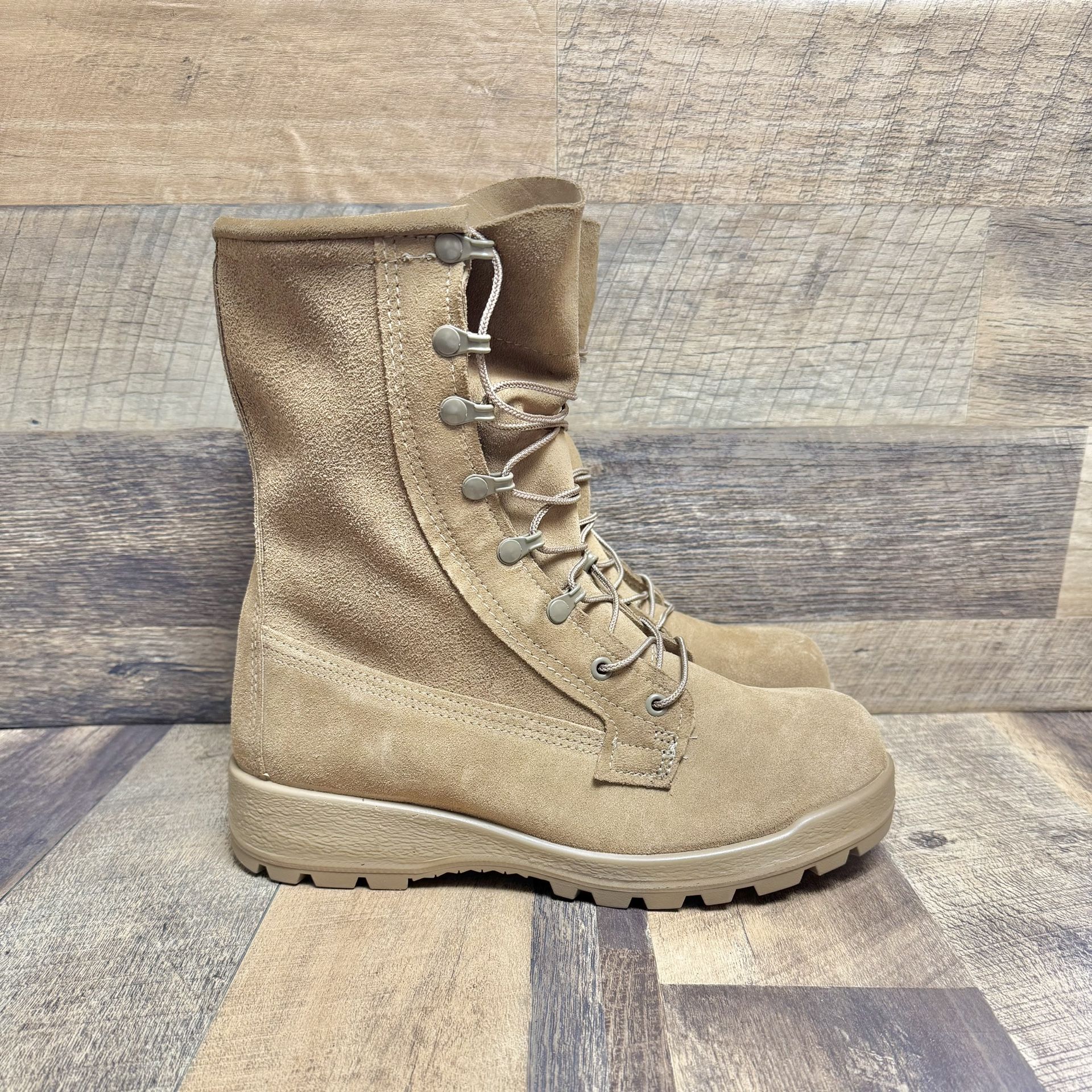 Altama Men’s Desert Tan Tactical Combat Vibram Sole Work Military Boots Size 8.5