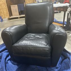 Black Leather Recliner