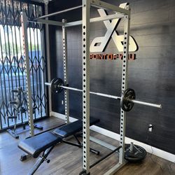 Squat Rack And Weights