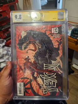Venom comic book signed