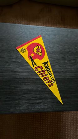Kansas City Chiefs Football Pennant