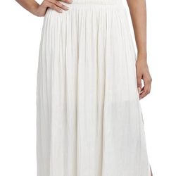 BCBG Maxazria Smocked Sleeveless Maxi Dress
