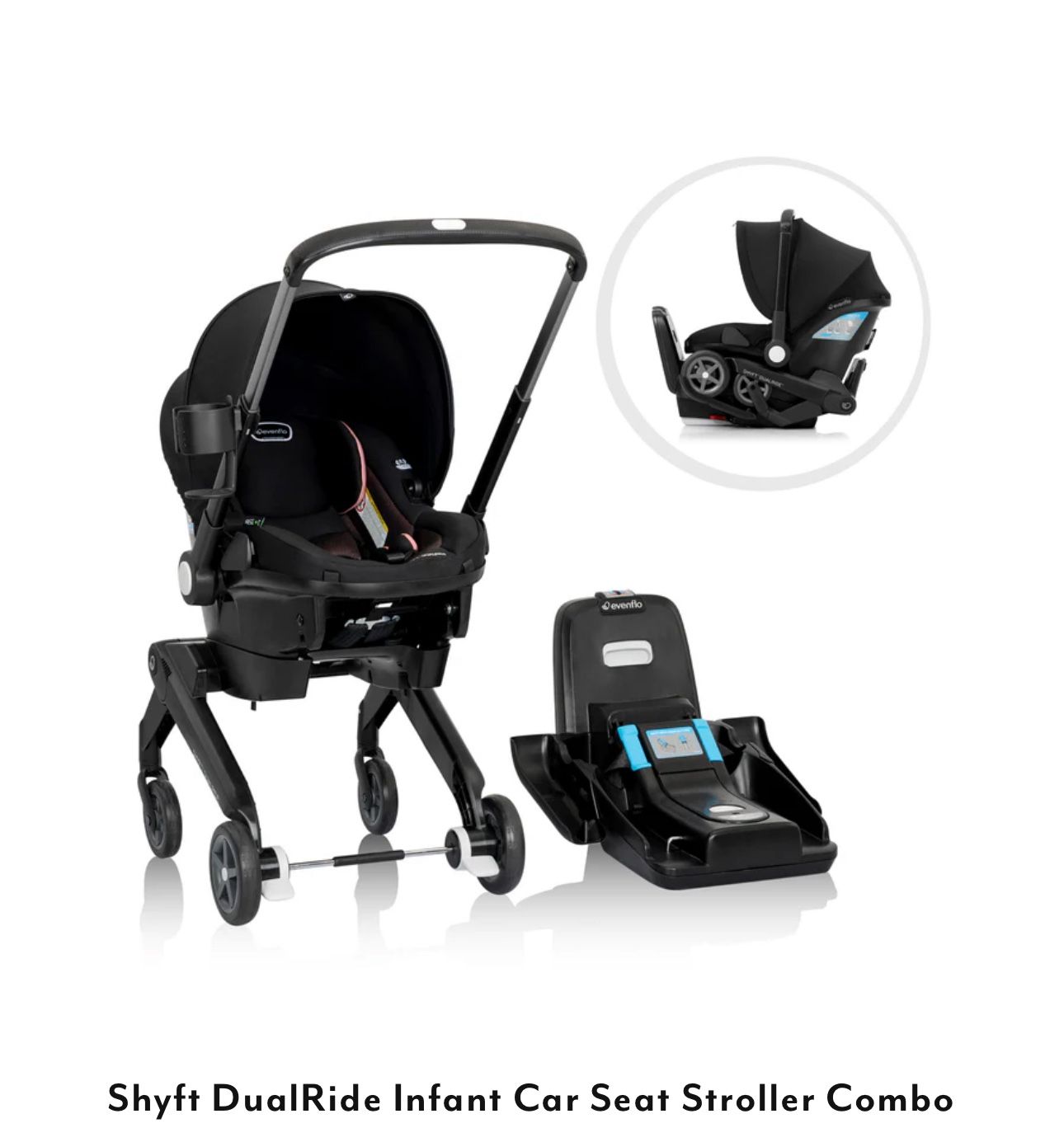Evenflo Shyft Dual Ride Infant Stroller Car seat