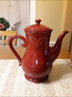Princess House Berry Tea and Coffee Pot/ Cafetera Pavilion De Princess House 