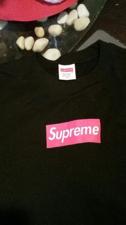 Box logo supreme tee size m