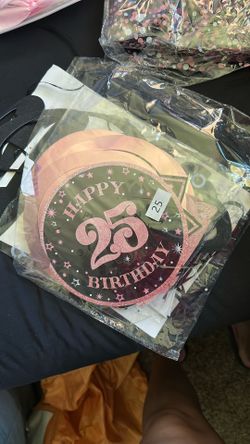 25th Birthday Decor