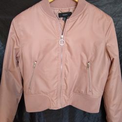 Padded New Satin Ladies Bomber Jacket 

