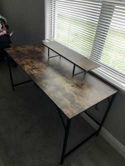 Wooden/Metal Desk
