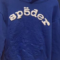 Blue Sp5der Hoodie