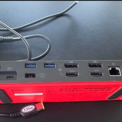 Lenovo ThinkPad Thunderbolt 3 Dock Gen 2 135W (40AN0135) Dual UHD 4K Or 3 FHD Display Capability, 2 HDMI, 2 DP, USB-C, USB 3.1