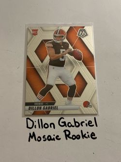 Dillon Gabriel Cleveland Browns QB Mosaic Rookie Card.