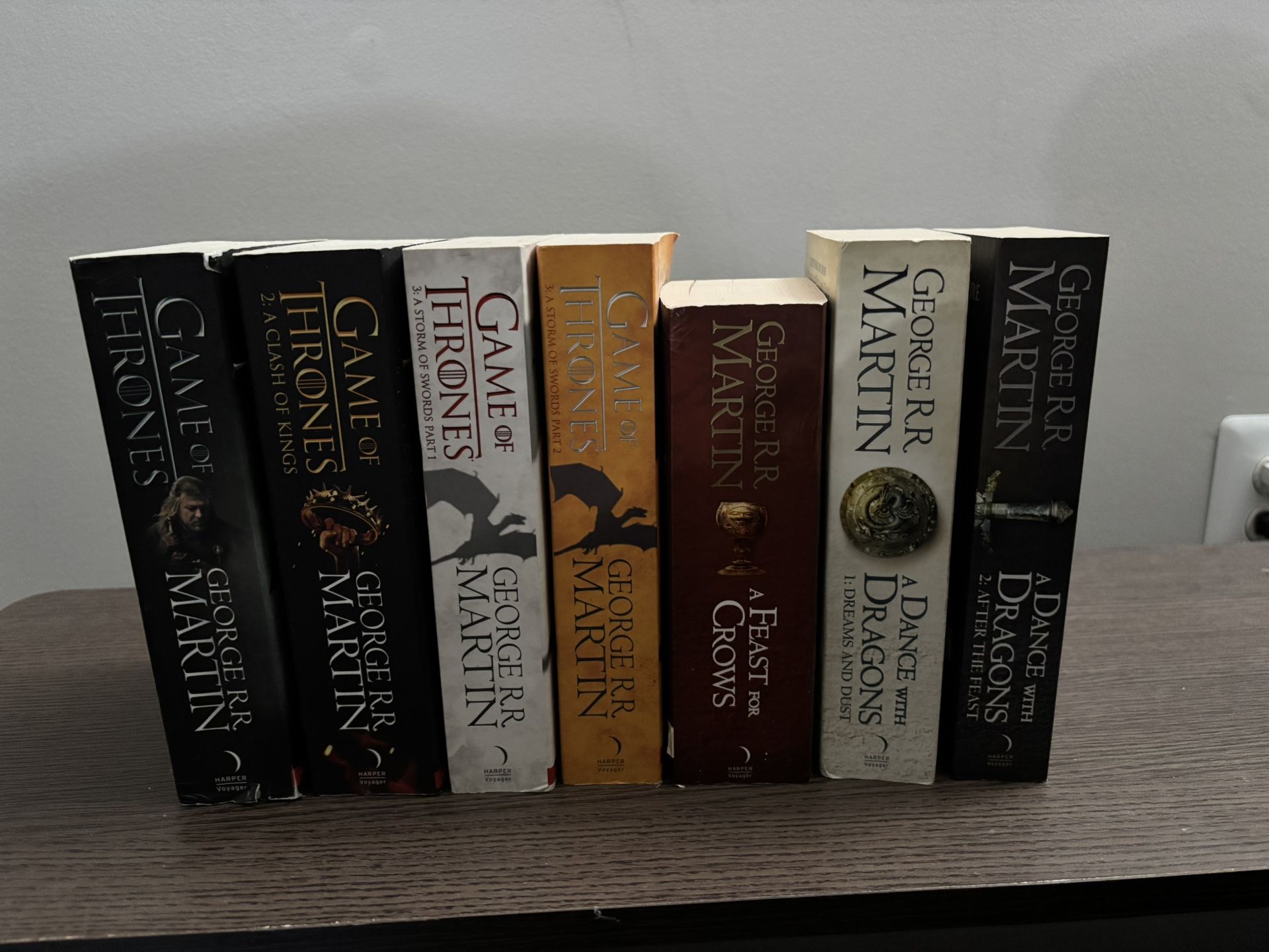 Game of Thrones Books Set, 7 Volumea