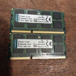 Kingston 2 8gb RAM Chips