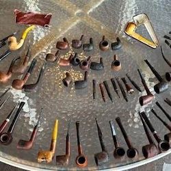Estate Smoking Pipe Collection - 65 + Standard Briar & Premium