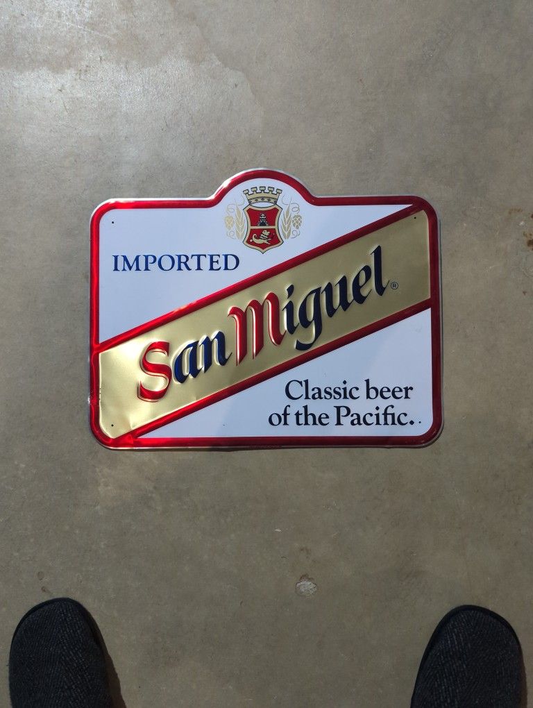 San Miguel Beer Sign