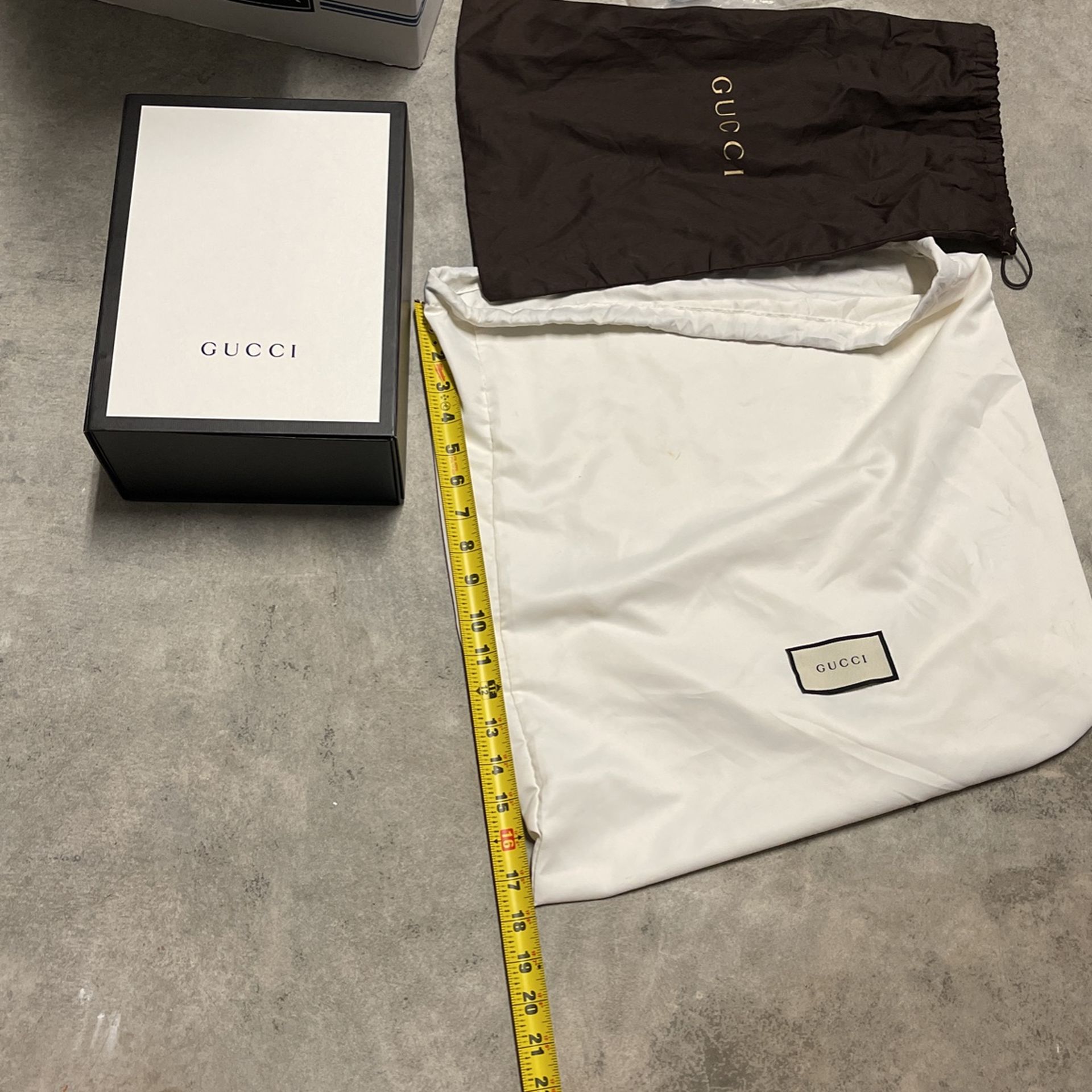Gucci Dust Bags And Purse/clutch Box