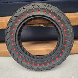 NEDONG  10 x 2.125 Solid Non-Pneumatic RedLine Tire 