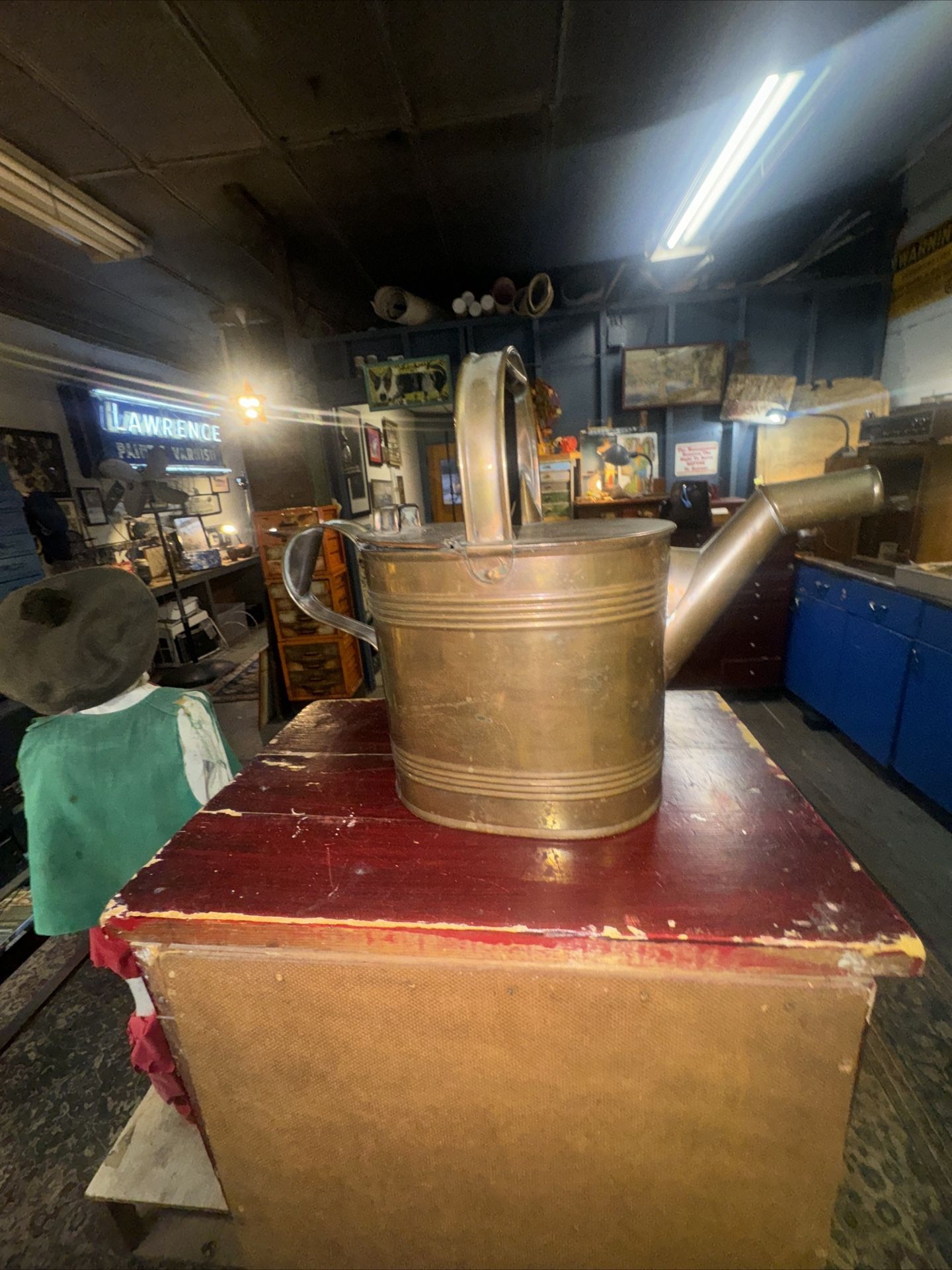 Antique Victorian Water, Pitcher Copper