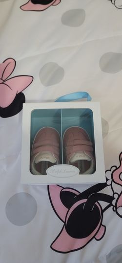 Baby Girl Ralph Lauren Polo Sneakers (Size 3)