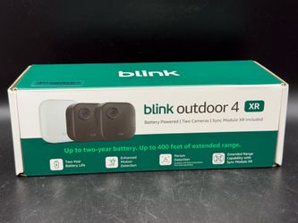 NEW Blink Outdoor 4 XR Wireless Security Camera System – 2 Cameras – $100 OBO