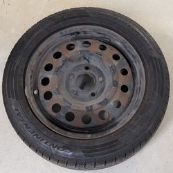 Continental ContiProContact 205/55R16 Tire on 16” Steel Wheel OEM – DOT 0224