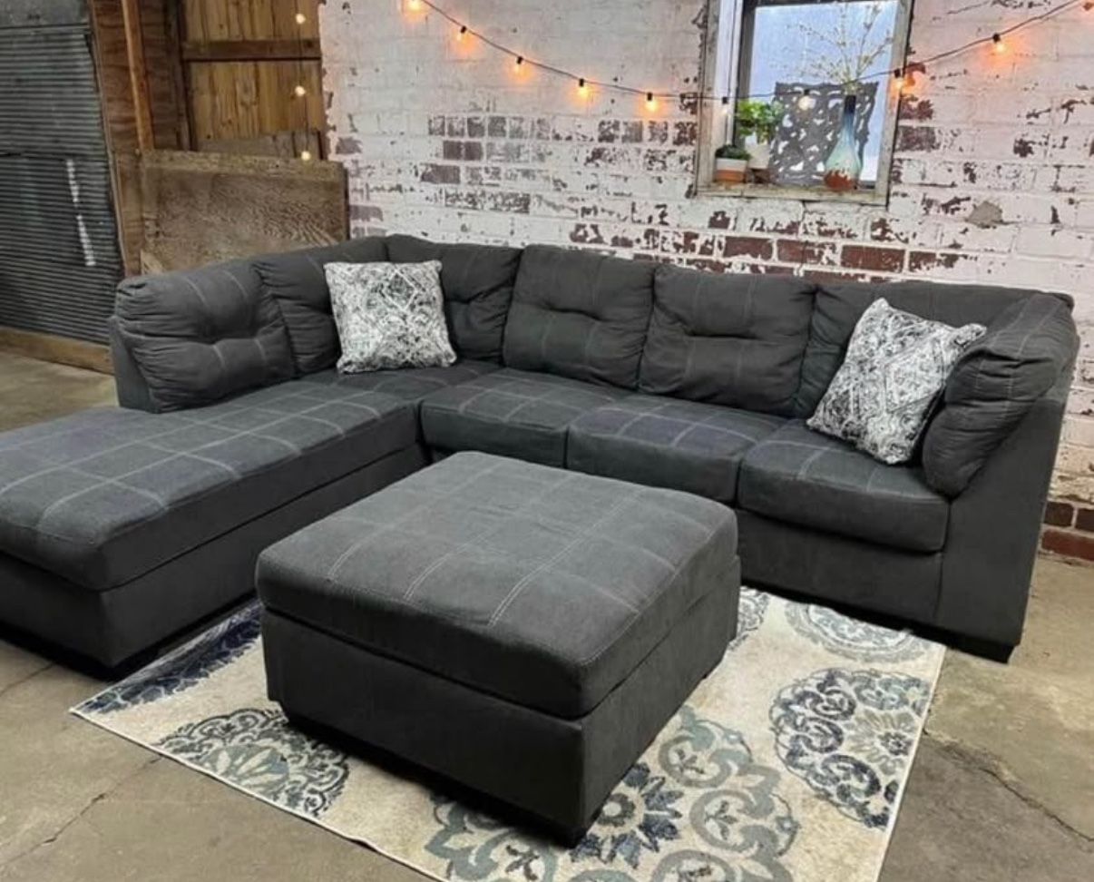 Gray Sectional 