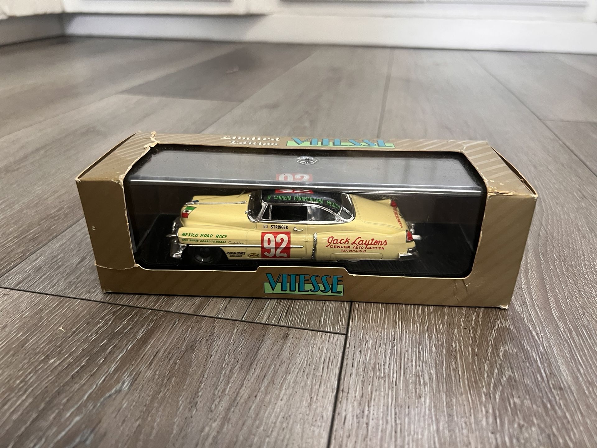 Diecast 1/43 Scale Vitesse 1953 Cadillac El Dorado Carrera Panamericana USA Mexico Rare Car Brand New 