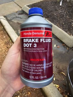 Honda Genuine Brake Fluid DOT 3