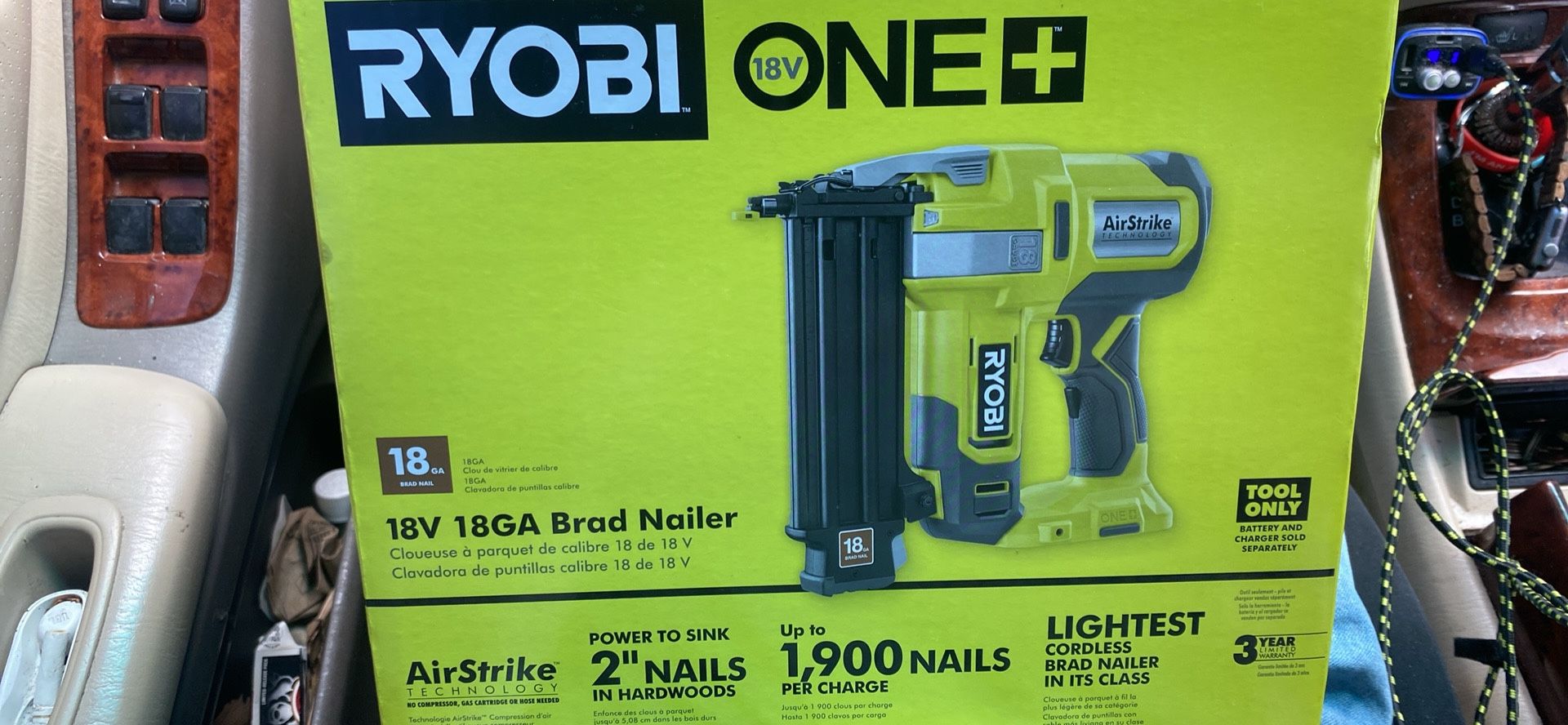 Ryobi one + BRAD nailer
