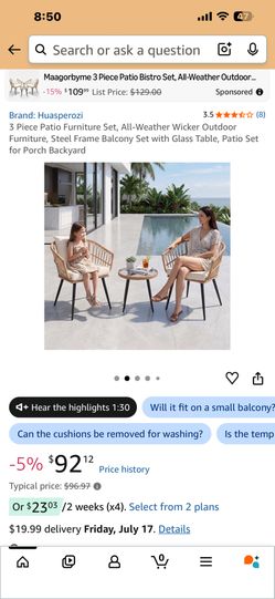 Patio Funiture