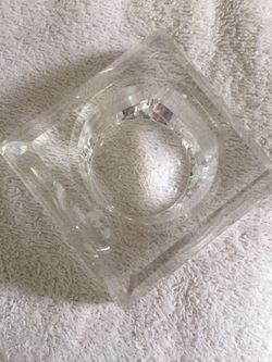 Oleg Cassini Crystal Candle Holder